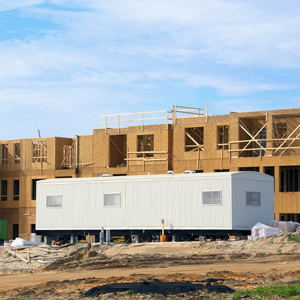 construction site office trailers can be customized to fit specific project requirements such as additional storage space or meeting rooms